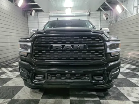 Another view of 2022 Ram 3500 SRW Big Horn 4WD Crew Cab Hemi Pickup Truck w/Night Edition for sale in Sykesville, MD at Trust Auto