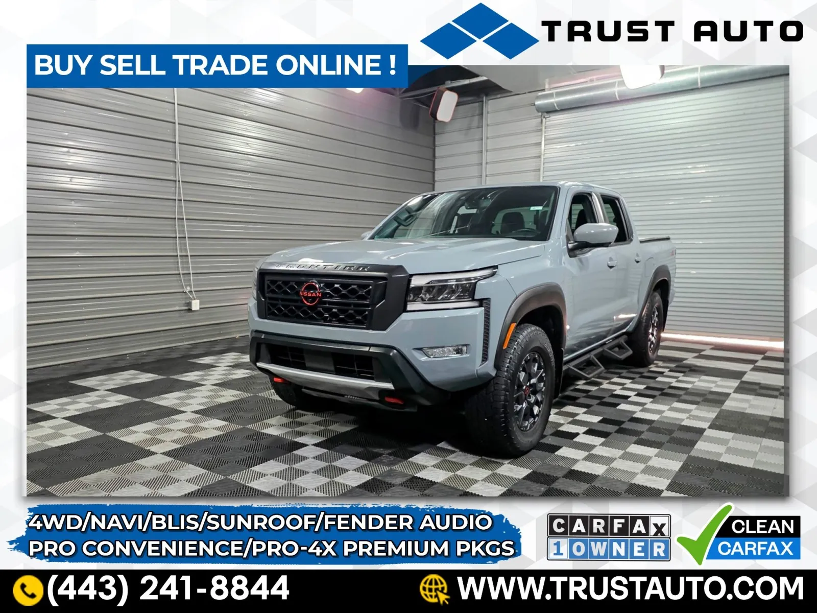 2023 Nissan Frontier PRO-4X 4WD Crew Cab Pickup Truck w/Premium/Convenience Pkgs for sale in Sykesville, MD