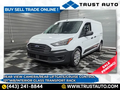 White 2022 Ford Transit Connect Cargo XL LWB 121''WB Minivan/Van w/Rear Liftgate for sale in Sykesville, MD