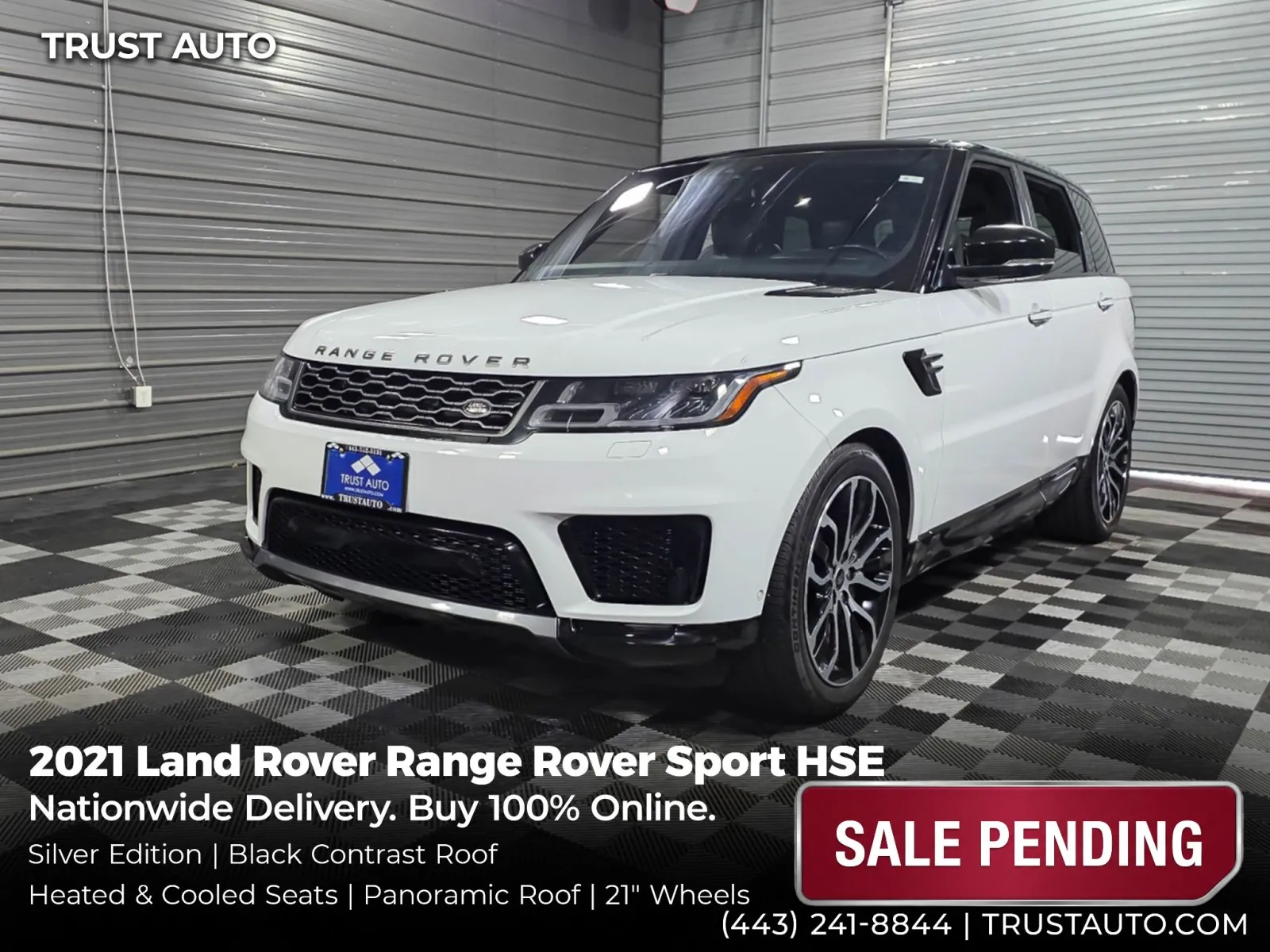 2021 Land Rover Range Rover Sport HSE Silver Edition AWD MHEV Luxury SUV for sale in Sykesville, MD