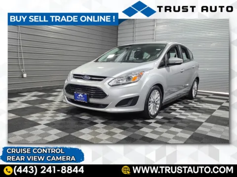 Silver 2017 Ford C-Max SE Hybrid Hatchback for sale in Sykesville, MD