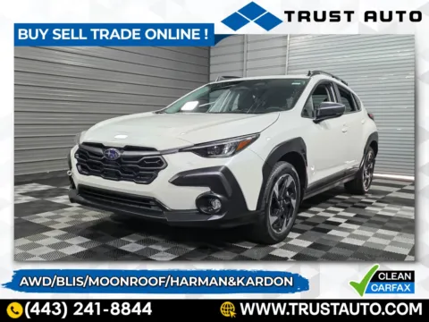 White 2024 Subaru Crosstrek Limited AWD SUV for sale in Sykesville, MD