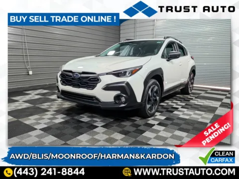 White 2024 Subaru Crosstrek Limited AWD SUV for sale in Sykesville, MD