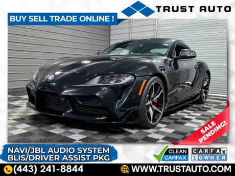 Black 2021 Toyota GR Supra 3.0 Premium Luxury Coupe w/Driver Assist Pkg for sale in Sykesville, MD