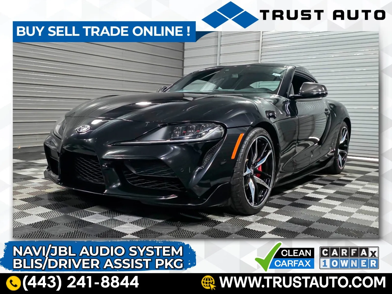2021 Toyota GR Supra 3.0 Premium Luxury Coupe w/Driver Assist Pkg