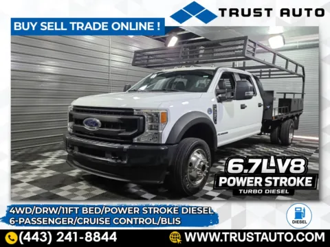 White 2020 Ford F-450 Super Duty Chassis XL Crew Cab DRW 4WD for sale in Sykesville, MD