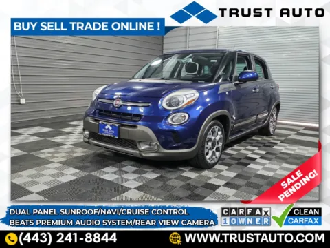 Blue 2017 Fiat 500L Trekking Hatchback for sale in Sykesville, MD