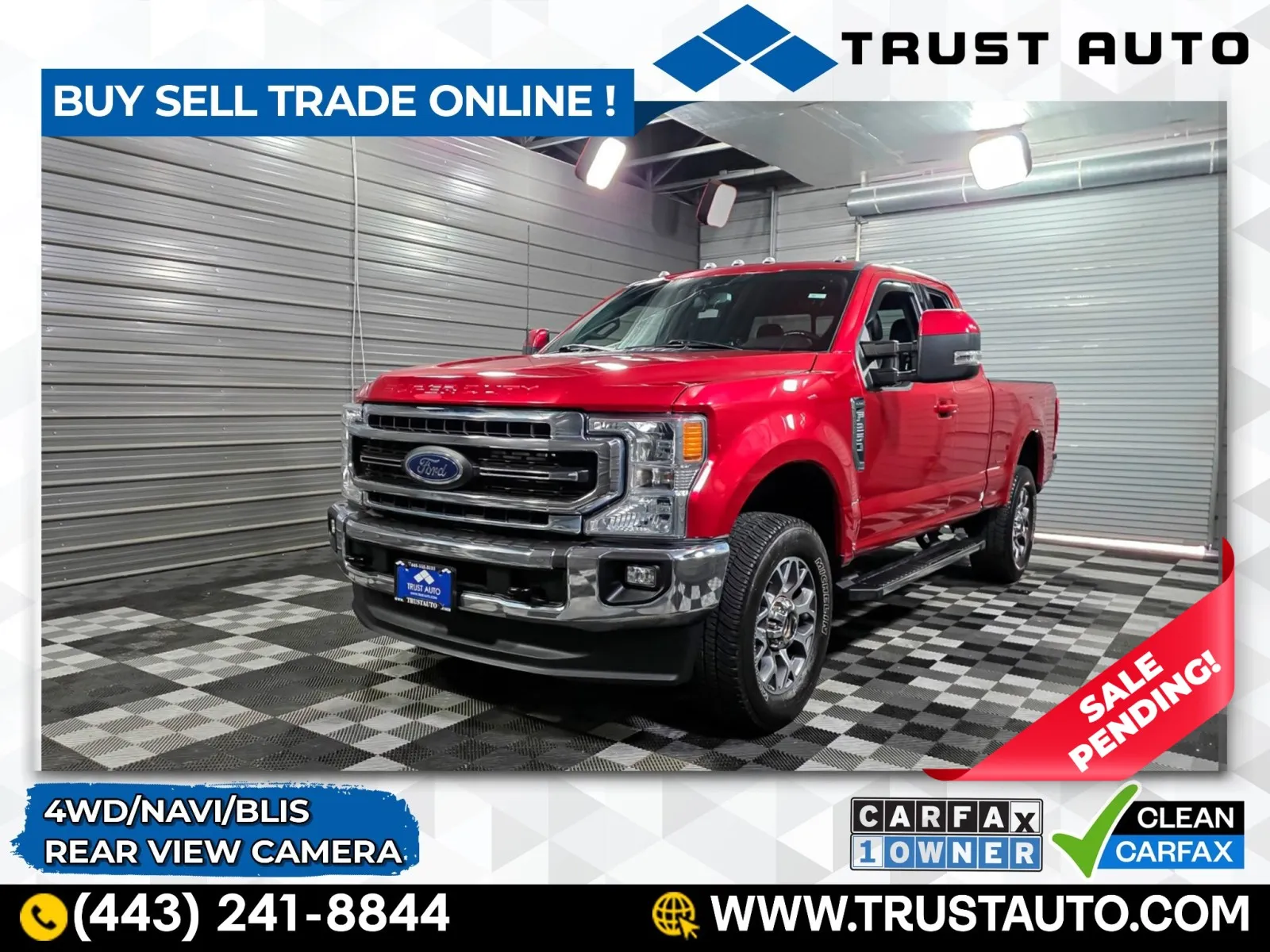 2022 Ford Super Duty F-250 LARIAT 4WD SuperCab Pickup Truck for sale in Sykesville, MD