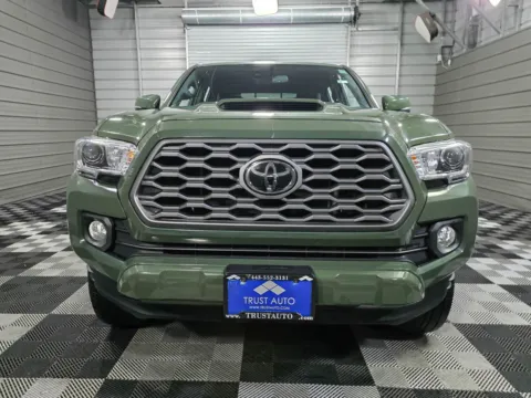 Another view of 2022 Toyota Tacoma TRD Sport 4WD Double Cab 6-Speed Manual Pickup Truck for sale in Sykesville, MD at Trust Auto