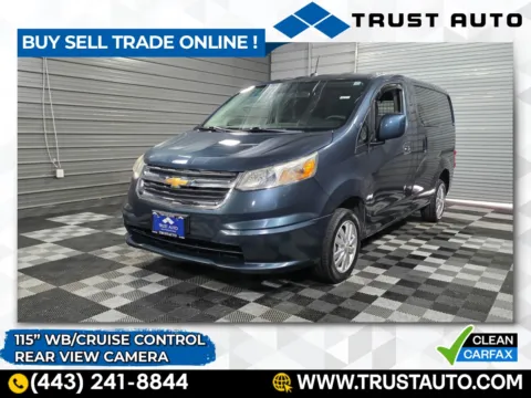 Blue 2017 Chevrolet City Express Cargo LT 115''WB Minivan/Van for sale in Sykesville, MD