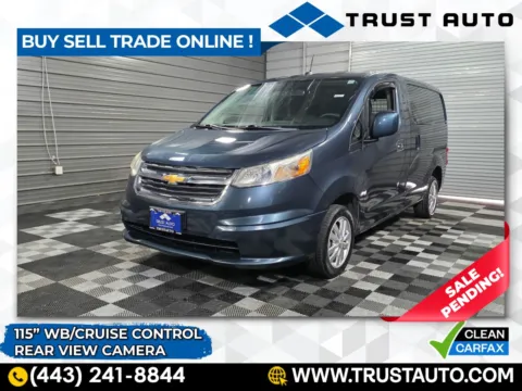 Blue 2017 Chevrolet City Express Cargo LT 115''WB Minivan/Van for sale in Sykesville, MD