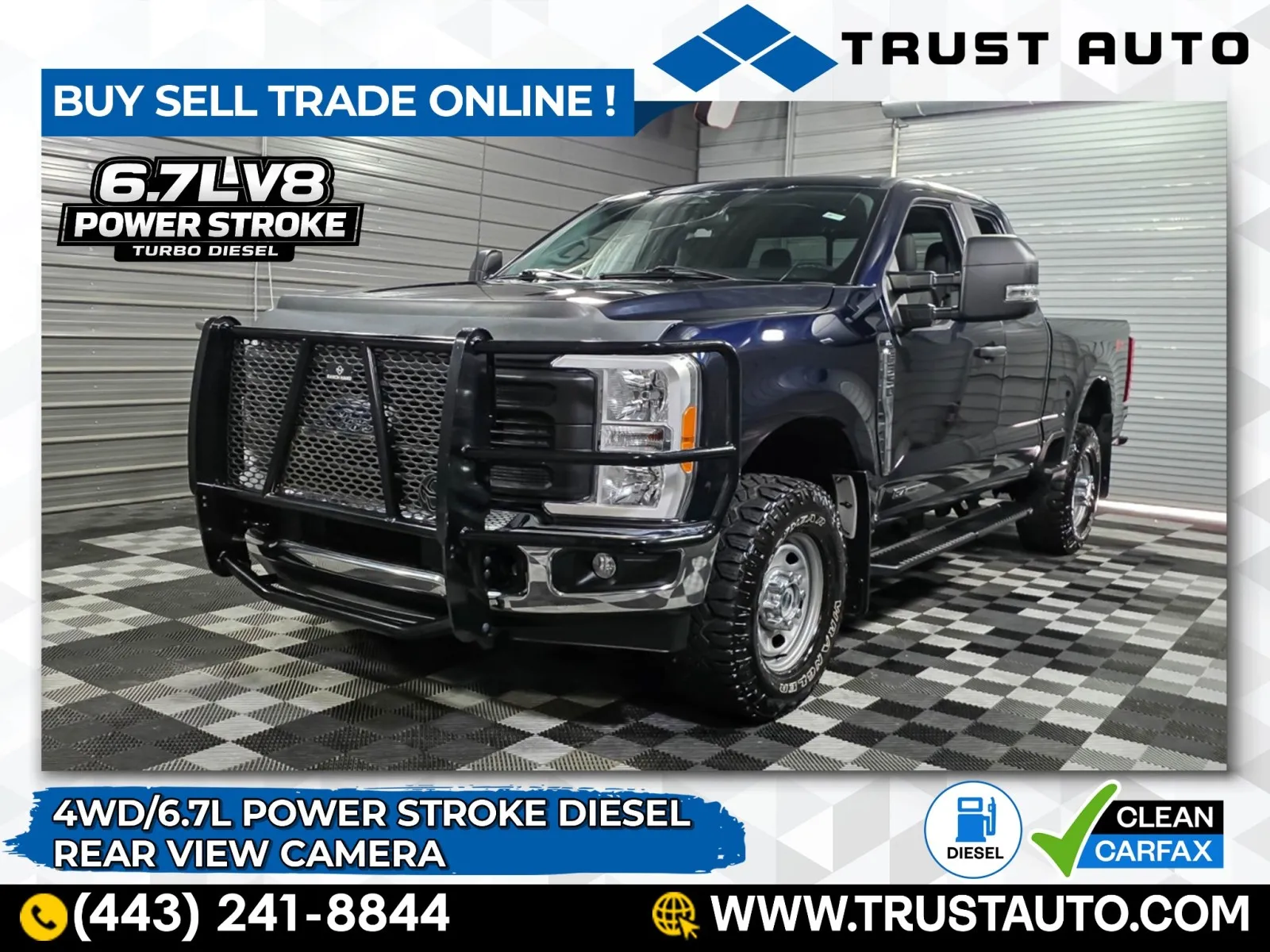 Blue 2023 Ford Super Duty F-350 SRW XL 4WD SuperCab 6.7L Power Stroke Diesel Pickup Truck for sale in Sykesville, MD