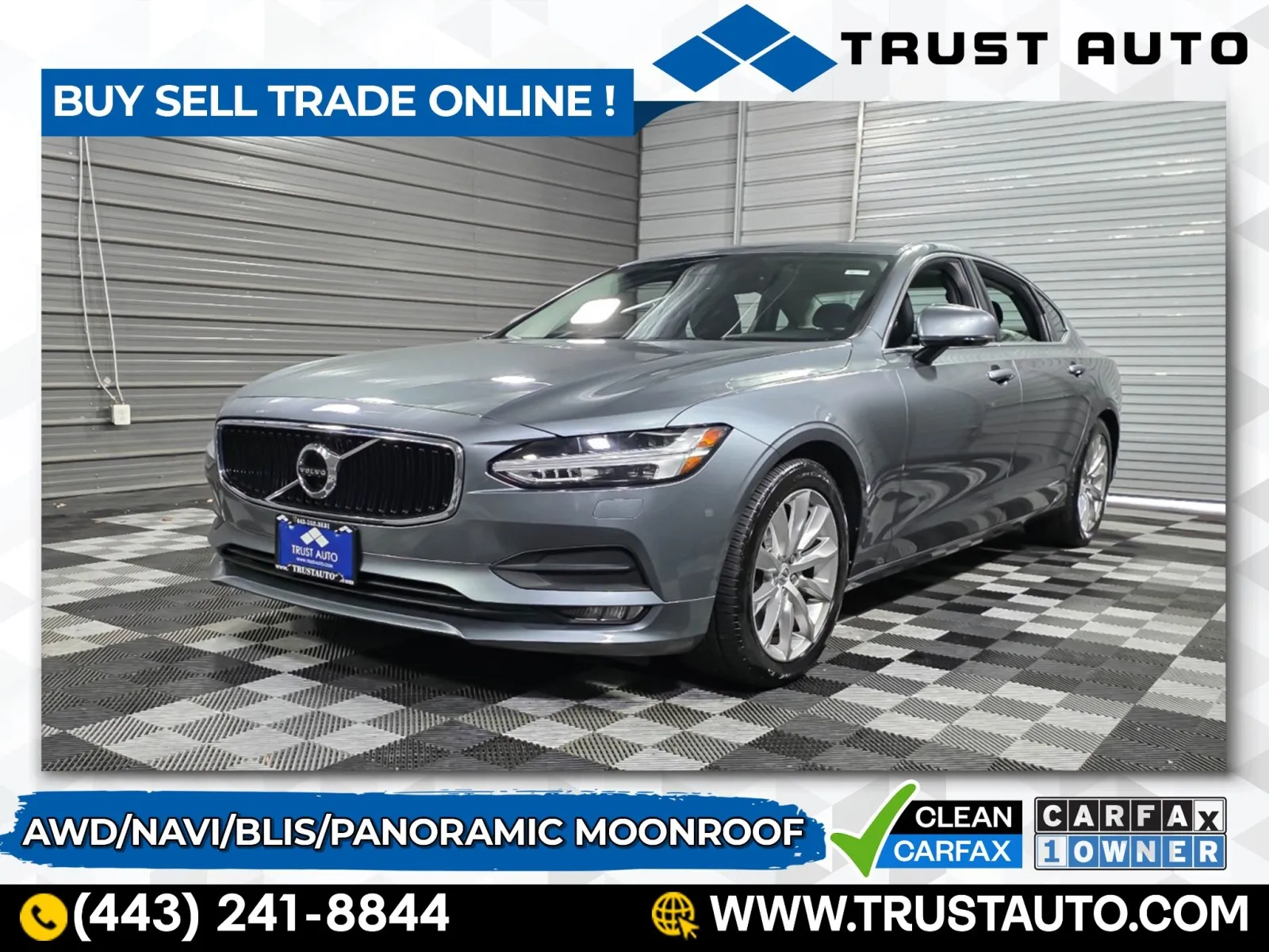 2018 Volvo S90 Momentum AWD Luxury Sedan for sale in Sykesville, MD