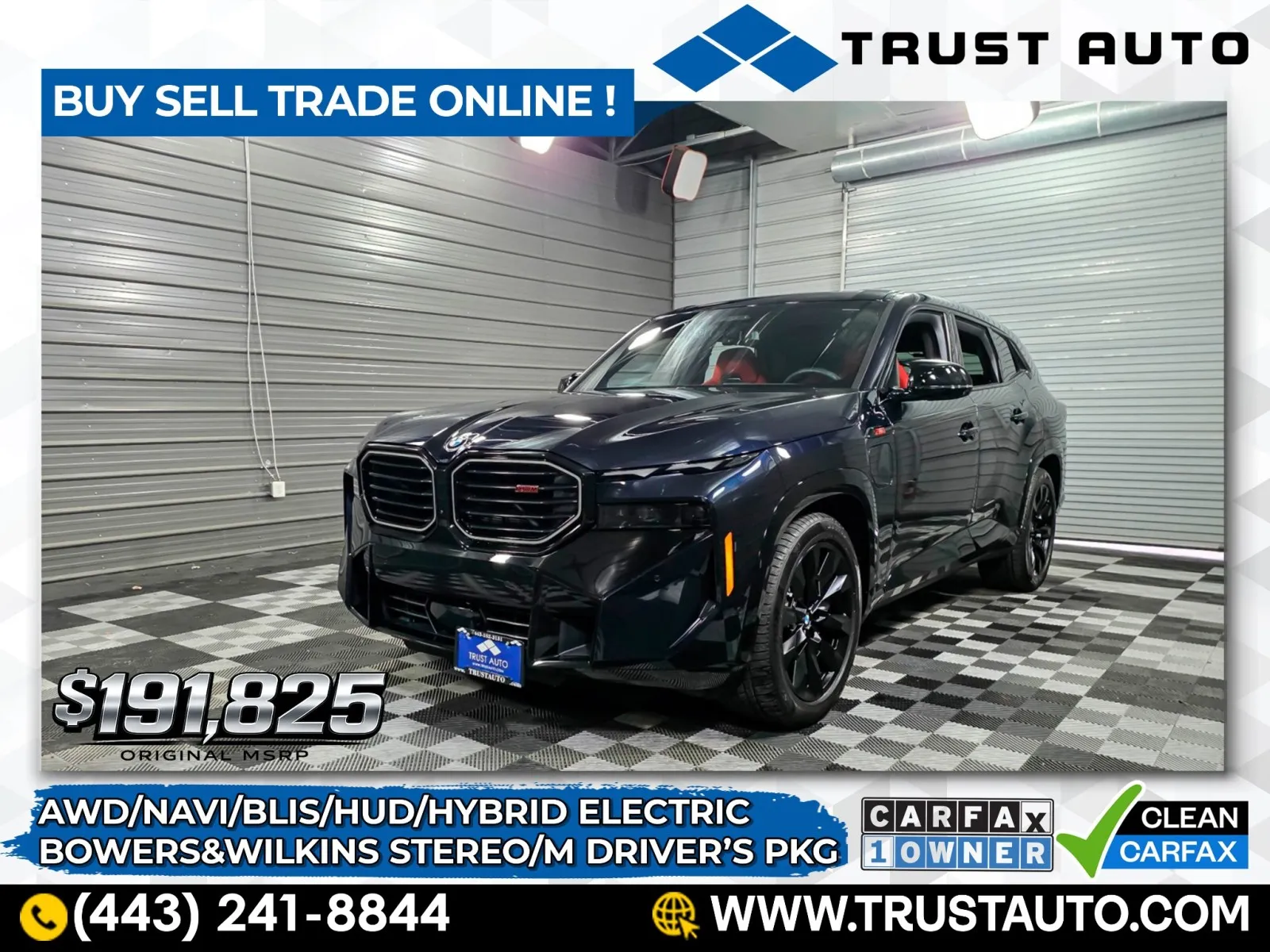 Black 2025 BMW XM Label Red AWD SUV w/M Driver's Pkg for sale in Sykesville, MD