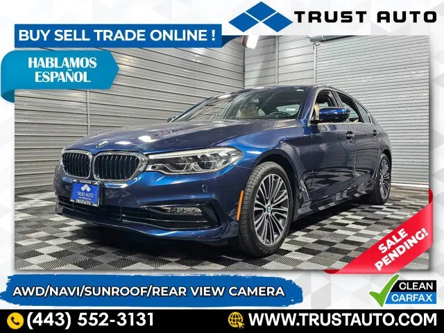 2018 BMW 5 Series 530i xDrive AWD Luxury 4-Door Sedan for sale in Sykesville, MD