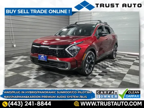 Red 2024 Kia Sportage X-Line Prestige AWD Plug-In Hybrid SUV for sale in Sykesville, MD