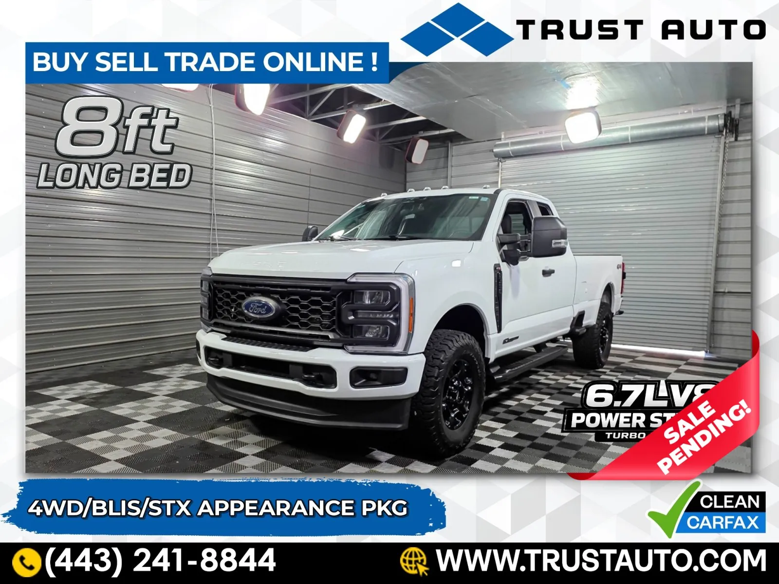 2023 Ford Super Duty F-350 SRW XL 4WD SuperCab Long Bed Pickup Truck w/STX Appearance Pkg for sale in Sykesville, MD