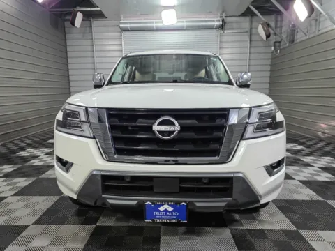 Another view of 2021 Nissan Armada Platinum 4WD 7-Passenger SUV for sale in Sykesville, MD at Trust Auto