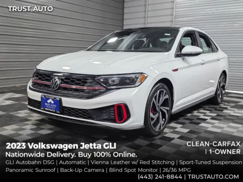 White 2023 Volkswagen Jetta GLI Autobahn 4-Door Sedan for sale in Sykesville, MD