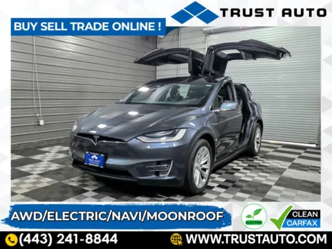 Silver 2020 Tesla Model X Long Range Plus AWD Luxury Electric SUV for sale in Sykesville, MD