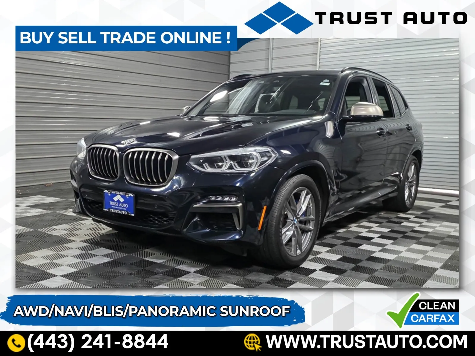 Black 2020 BMW X3 M40i AWD Luxury SUV for sale in Sykesville, MD