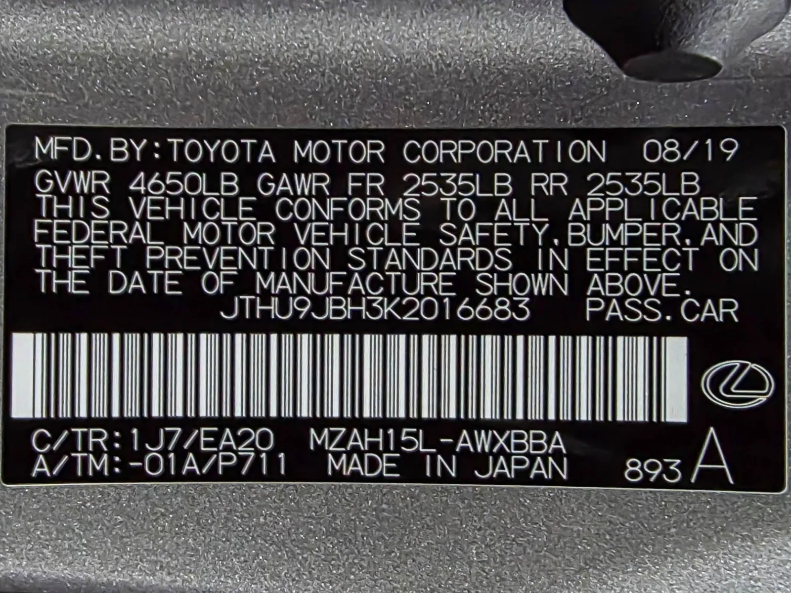 2019 Lexus UX Hybrid 250h - Photo 41