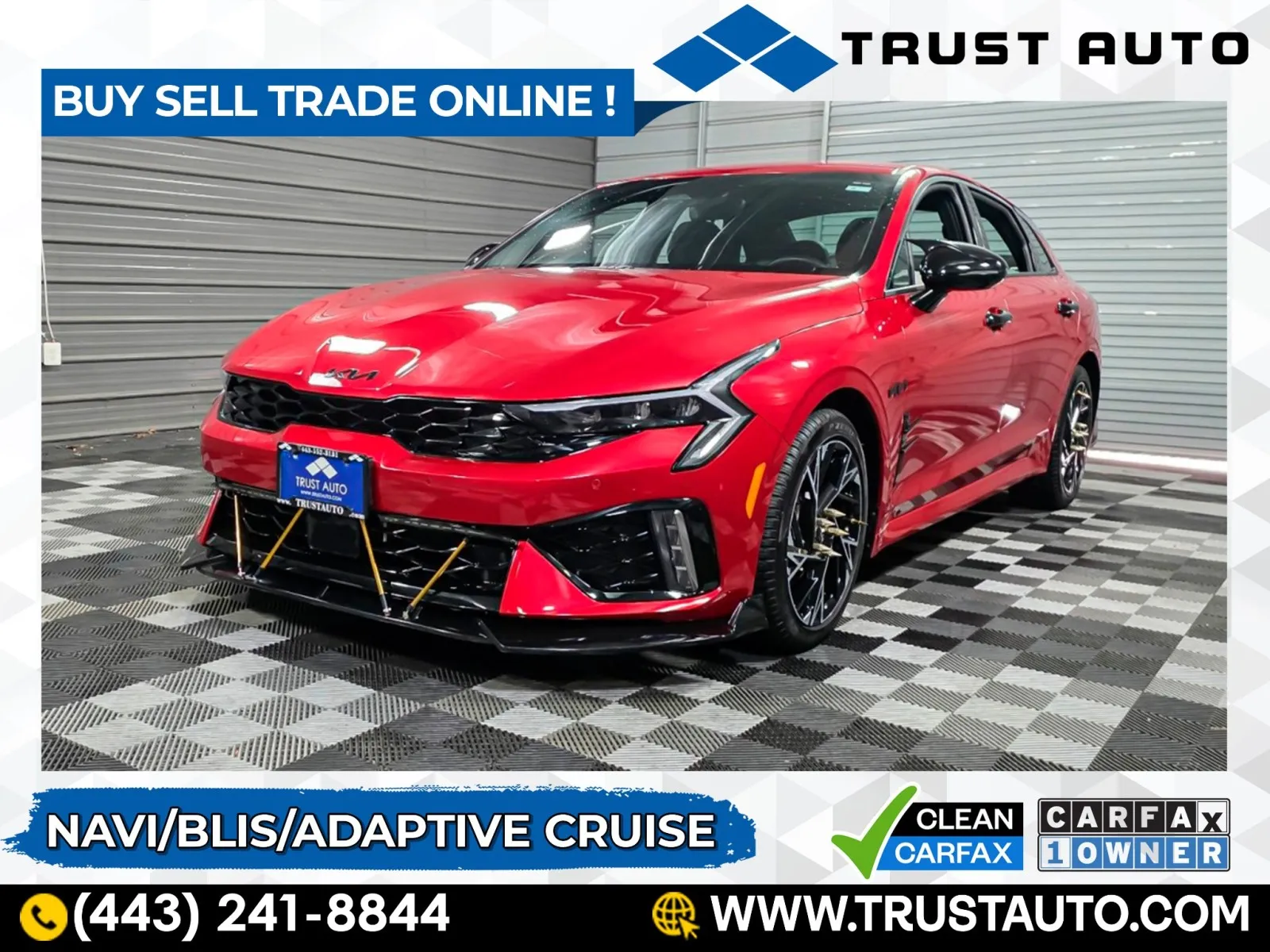 Red 2025 Kia K5 GT-Line Sedan for sale in Sykesville, MD