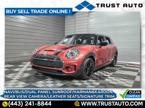 Red 2020 MINI Clubman Cooper S Wagon w/Signature Trim for sale in Sykesville, MD