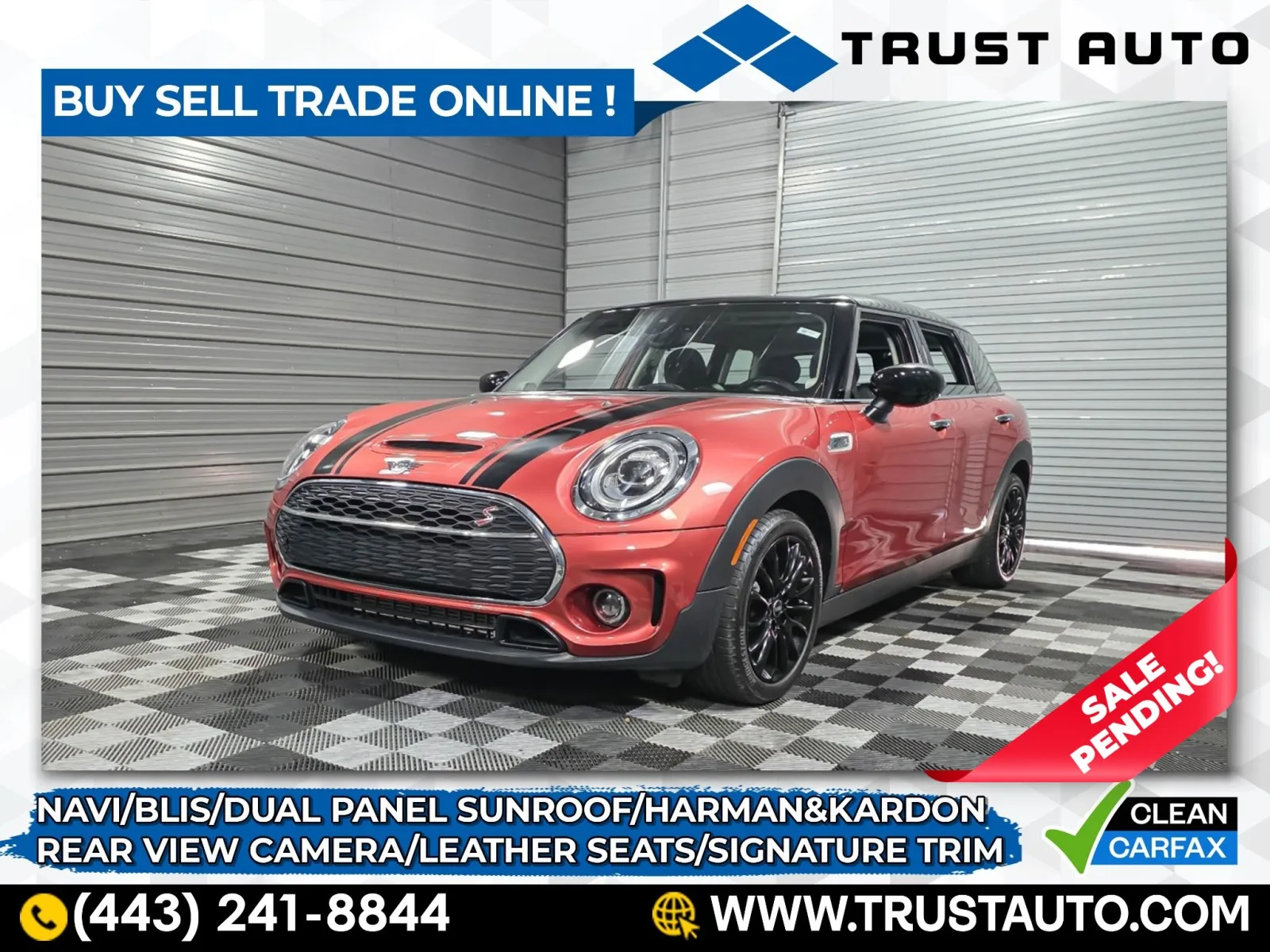 2020 MINI Clubman Cooper S Wagon w/Signature Trim for sale in Sykesville, MD