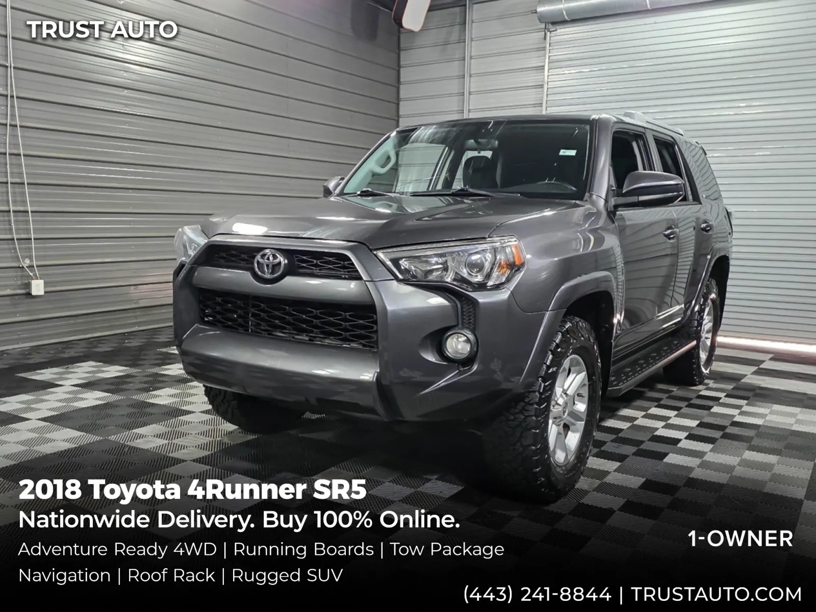 2018 Toyota 4Runner SR5 4WD SUV for sale in Sykesville, MD