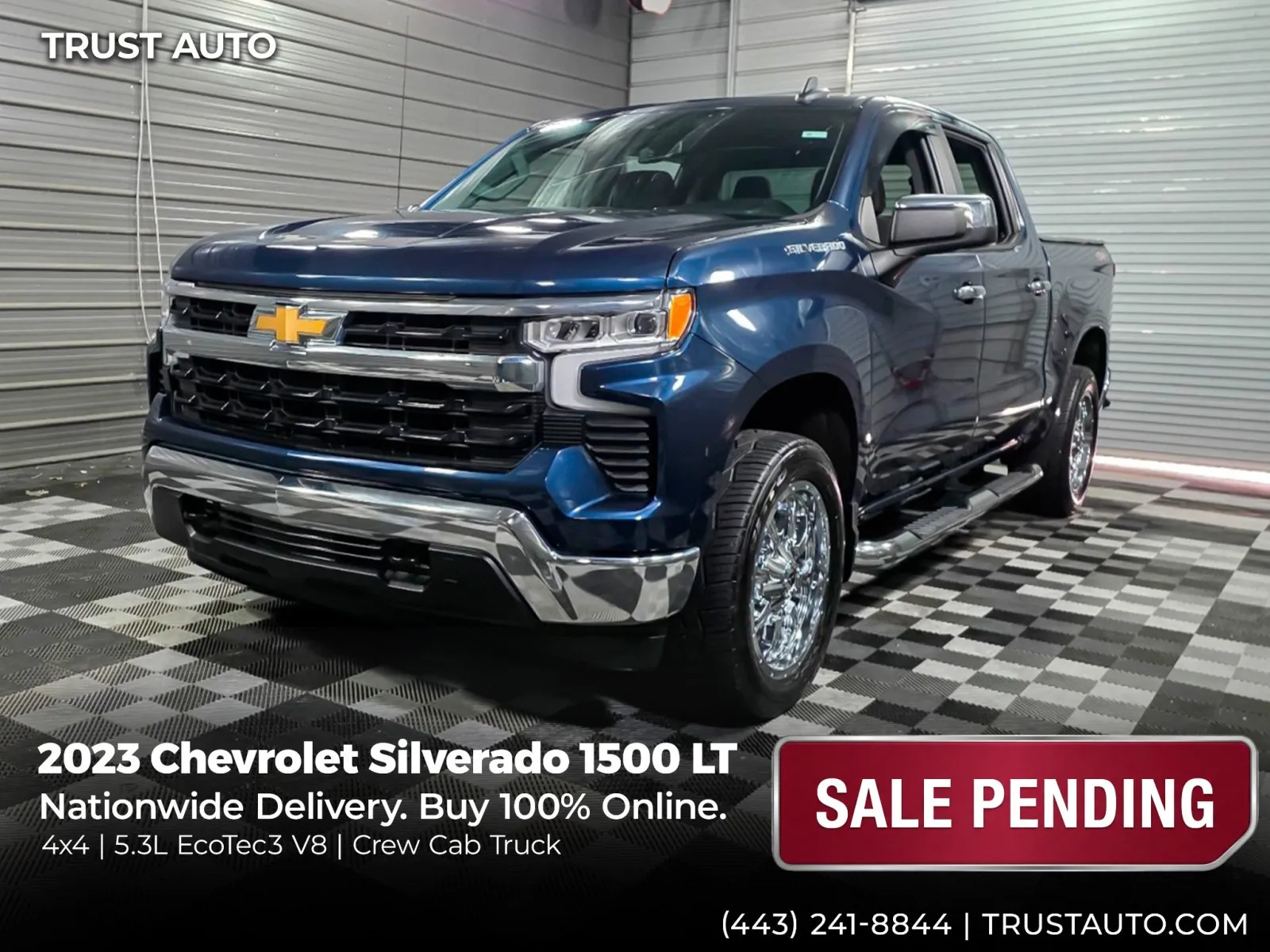 2023 Chevrolet Silverado 1500 LT 4WD Crew Cab 5.3L V8 Pickup Truck for sale in Sykesville, MD