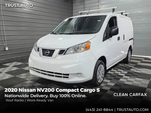White 2020 Nissan NV200 Compact Cargo S Minivan/Van for sale in Sykesville, MD