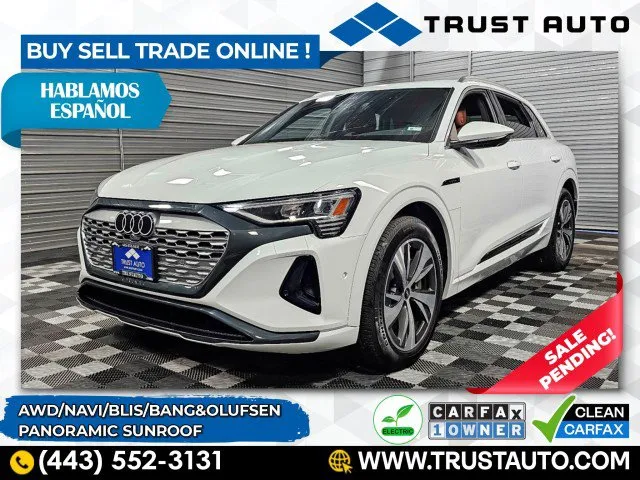 2024 Audi Q8 e-tron quattro Premium Plus AWD Luxury Electric SUV for sale in Sykesville, MD