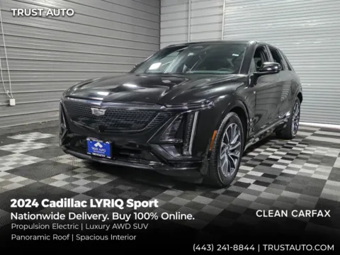 Green 2024 Cadillac LYRIQ Sport AWD Electric Luxury SUV for sale in Sykesville, MD