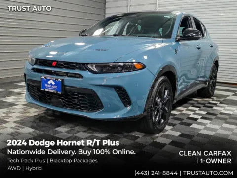 Blue 2024 Dodge Hornet R/T Plus AWD Hybrid SUV w/Tech Pack Plus/Blacktop Pkgs for sale in Sykesville, MD