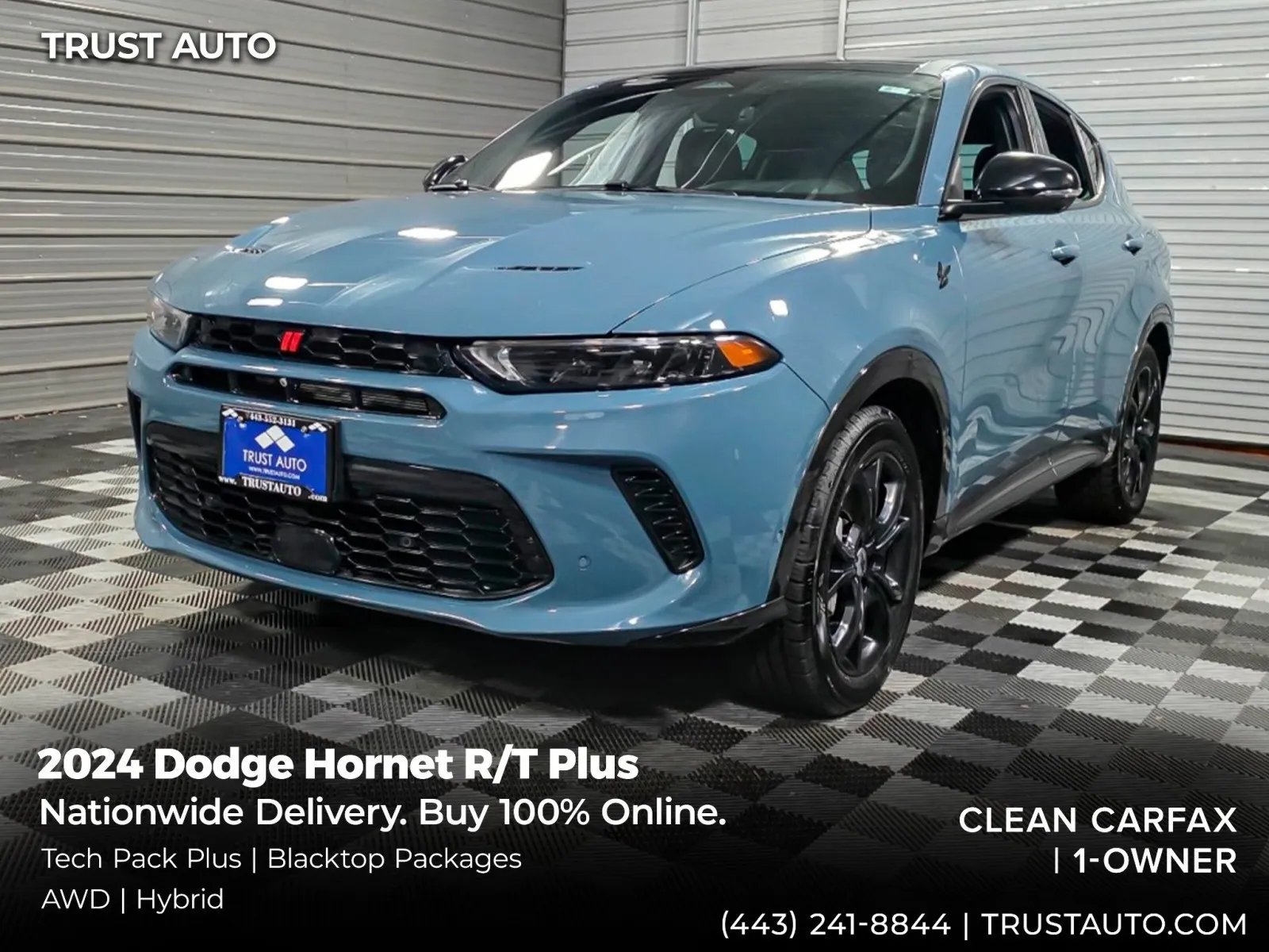 2024 Dodge Hornet R/T Plus AWD Hybrid SUV w/Tech Pack Plus/Blacktop Pkgs for sale in Sykesville, MD