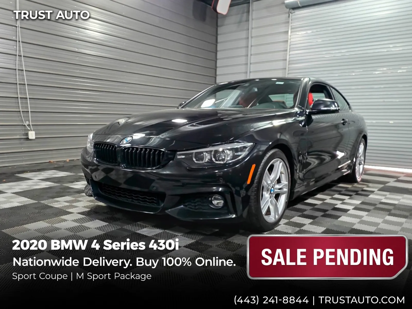 2020 BMW 4 Series 430i Coupe w/M-Sport Pkg for sale in Sykesville, MD
