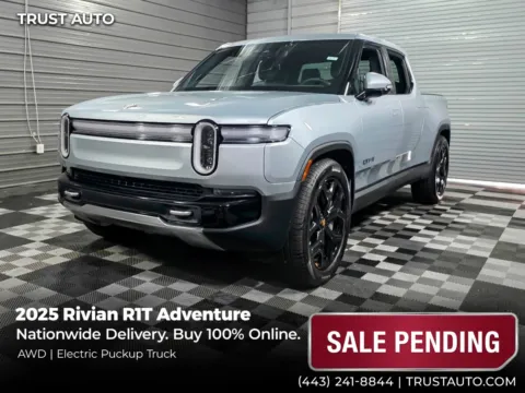 Silver 2025 Rivian R1T Adventure Dual-Motor Large Pack 4WD Electric Pickup Truck for sale in Sykesville, MD