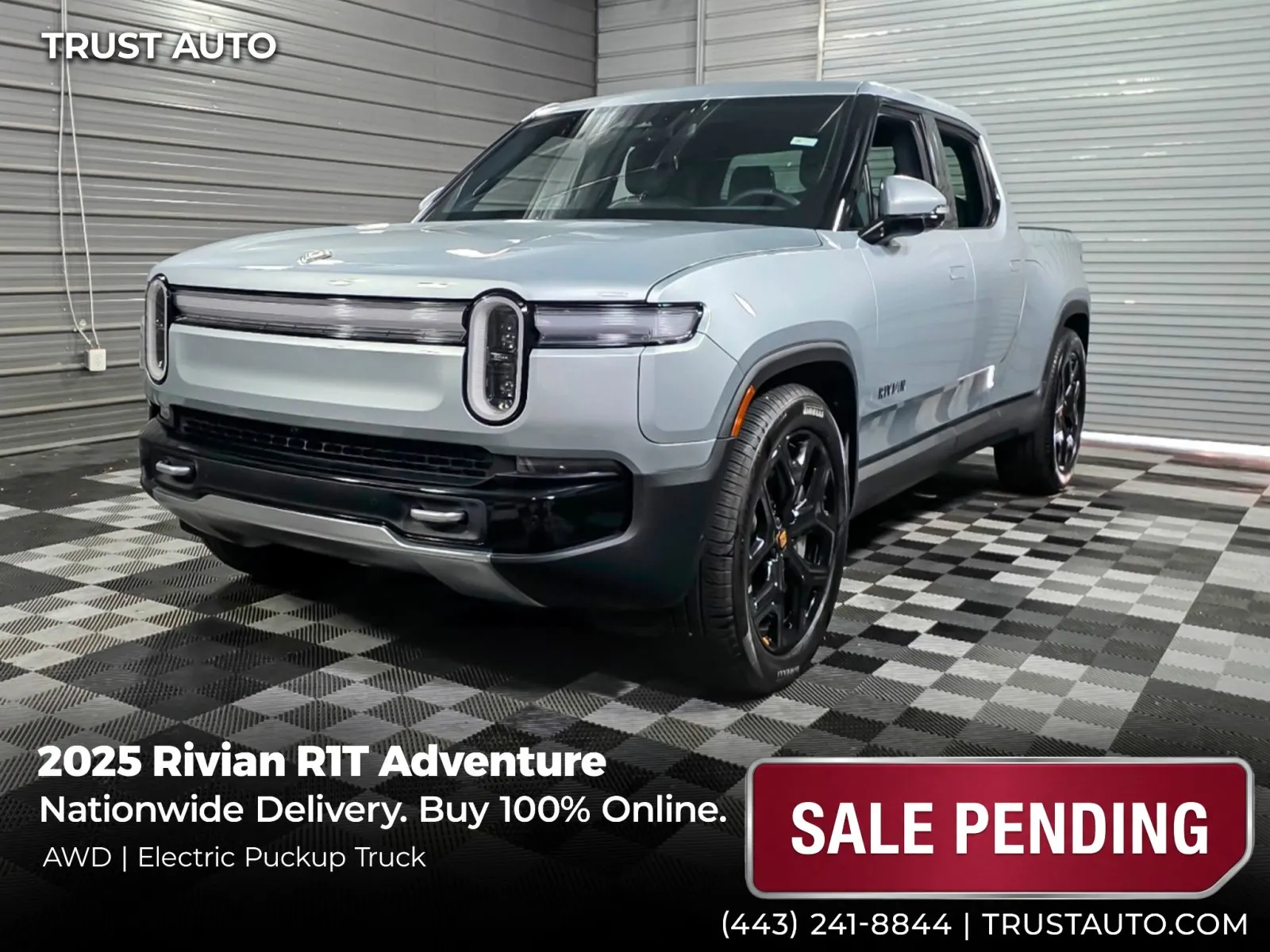 2025 Rivian R1T Adventure Dual-Motor Large Pack 4WD Electric Pickup Truck for sale in Sykesville, MD