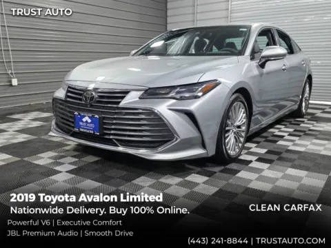 Silver 2019 Toyota Avalon Limited Sedan for sale in Sykesville, MD