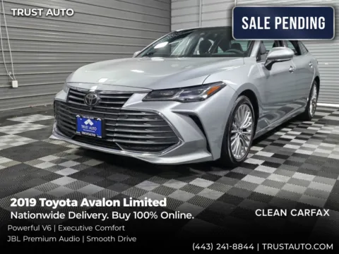 Silver 2019 Toyota Avalon Limited Sedan for sale in Sykesville, MD