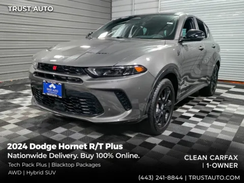 Gray 2024 Dodge Hornet R/T Plus AWD Hybrid SUV w/Tech Pack Plus/Blacktop Pkgs for sale in Sykesville, MD