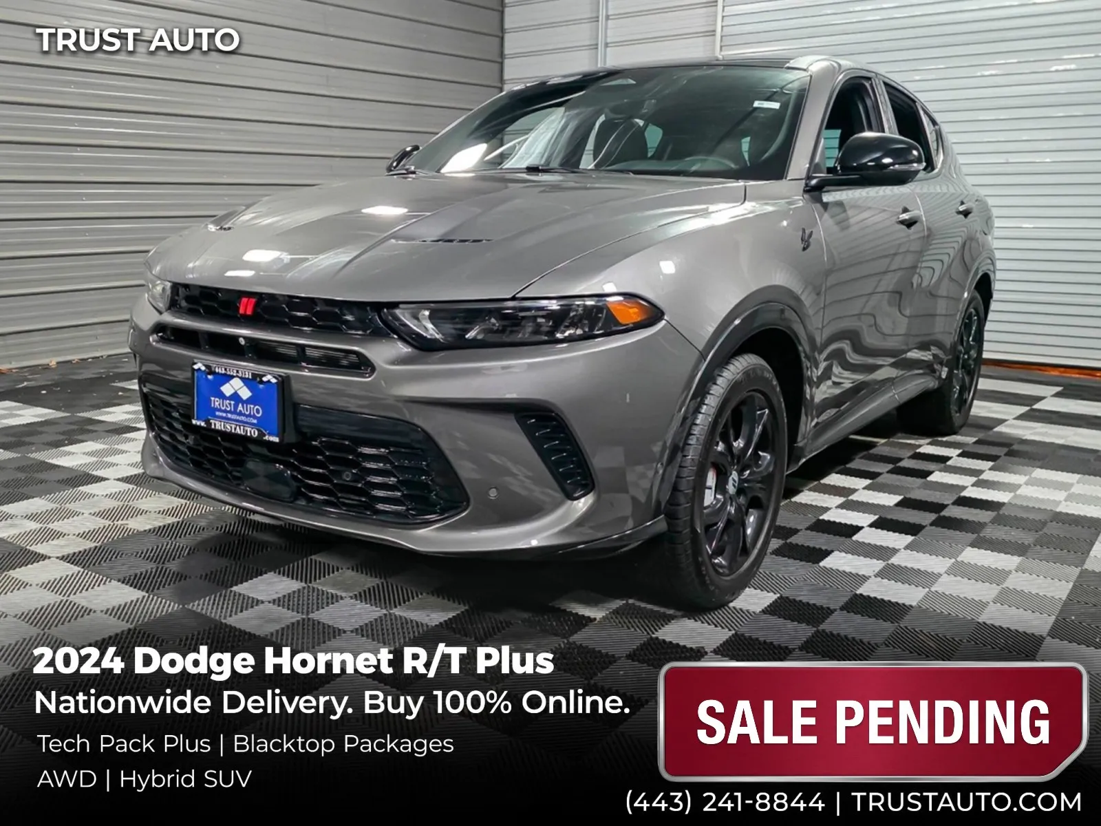 2024 Dodge Hornet R/T Plus AWD Hybrid SUV w/Tech Pack Plus/Blacktop Pkgs for sale in Sykesville, MD