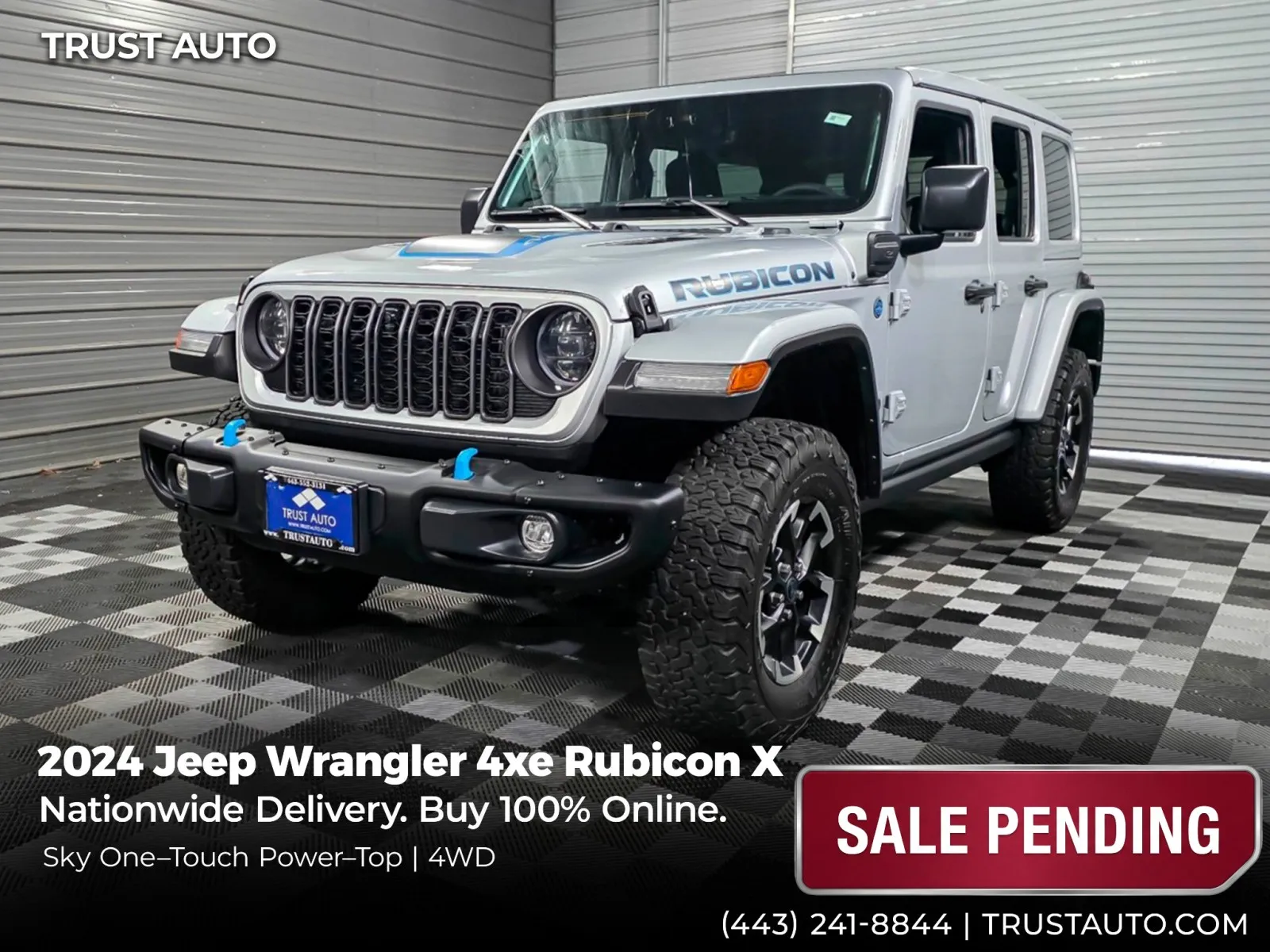 2024 Jeep Wrangler 4xe Rubicon X 4WD Hard-Top Hybrid SUV for sale in Sykesville, MD