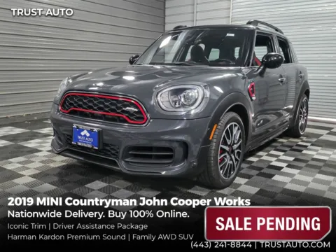 Gray 2019 MINI Countryman John Cooper Works AWD SUV w/Iconic Trim for sale in Sykesville, MD