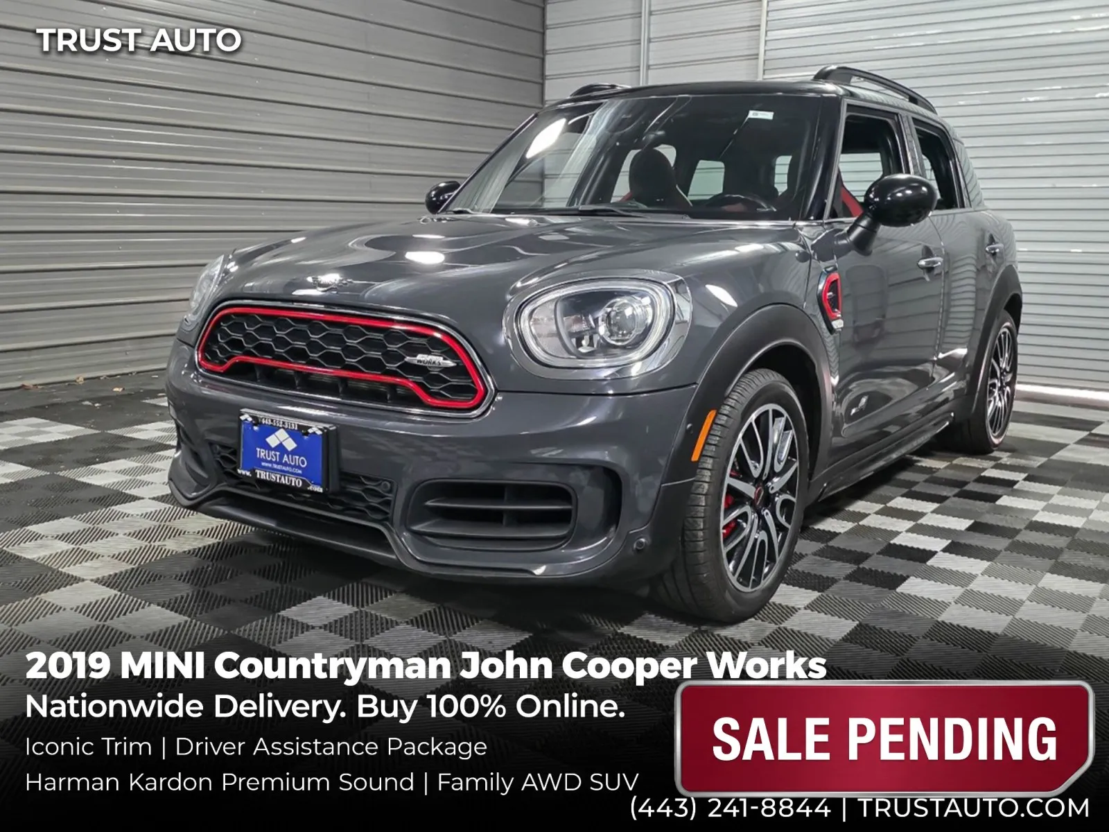 2019 MINI Countryman John Cooper Works AWD SUV w/Iconic Trim for sale in Sykesville, MD