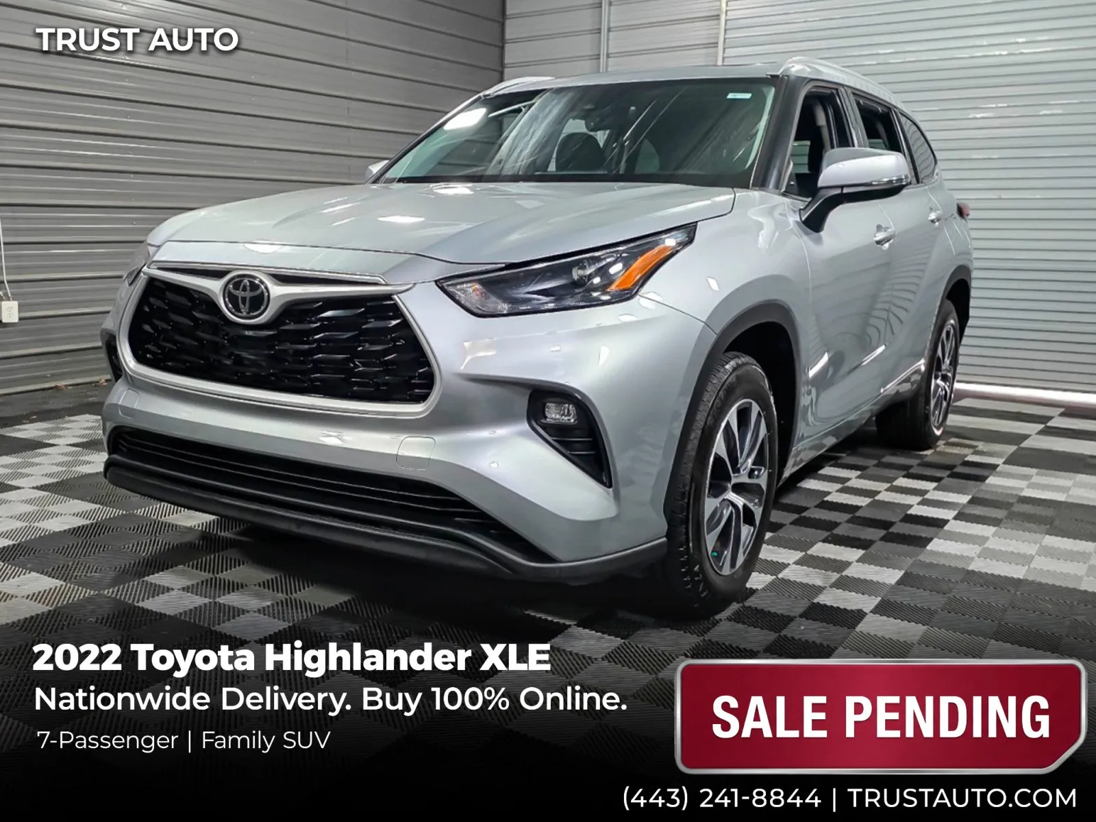2022 Toyota Highlander XLE 7-Passenger SUV