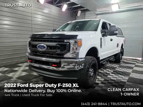 White 2022 Ford Super Duty F-250 XL 4WD SuperCab 6.2 EFI V8 8FT Long Bed Pickup Truck for sale in Sykesville, MD