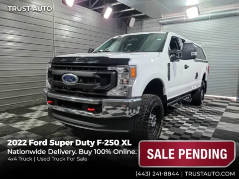 White 2022 Ford Super Duty F-250 XL 4WD SuperCab 6.2L V8 8FT Long Bed Pickup Truck for sale in Sykesville, MD
