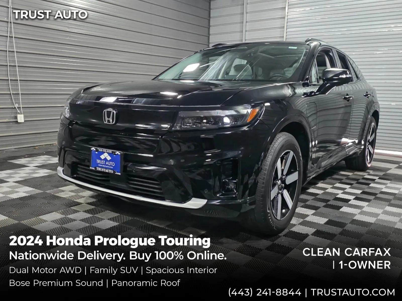 2024 Honda Prologue Touring AWD Electric Luxury SUV for sale in Sykesville, MD